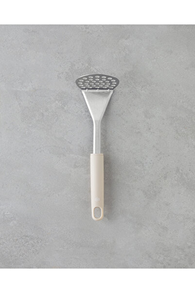 English Home Maisy Stainless Steel Garlic Crusher Kitchen Utensil 20 cm Cream