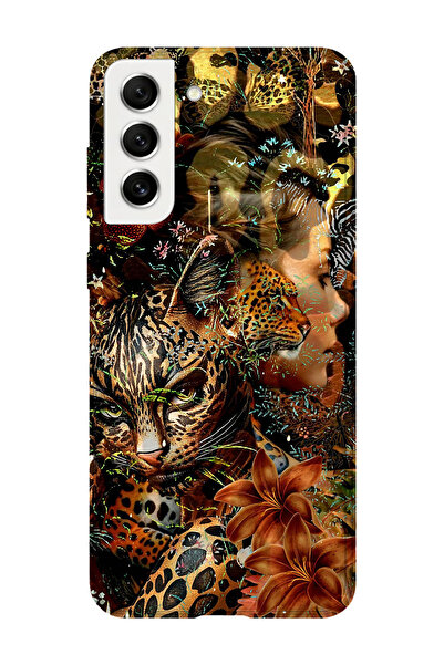 lelia حافظة هاتف شفافة مطبوعة متوافقة مع هاتف سامسونج جالاكسي S22 بلس |   مجم...