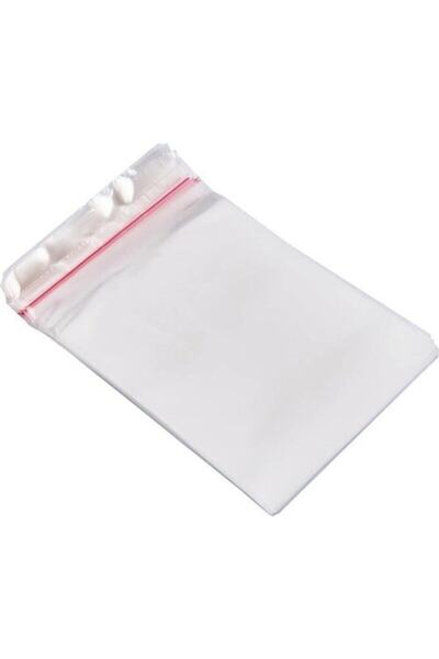 Elizberen Transparent Taped Gelatin - Adhesive Bags 10X10 5 (10X15) 100 Pieces