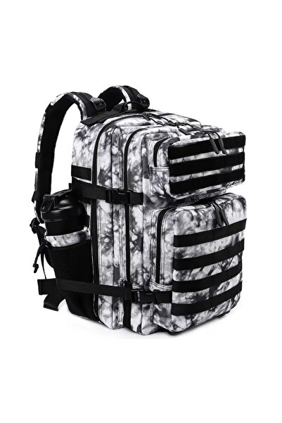 QUİCKPREP حقيبة ظهر تكتيكية بسعة كبيرة 45 لتر - حقيبة عسكرية مقاومة للماء للا...