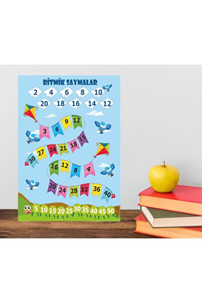 Free Art Ritmik Saymalar Sınıf Panosu