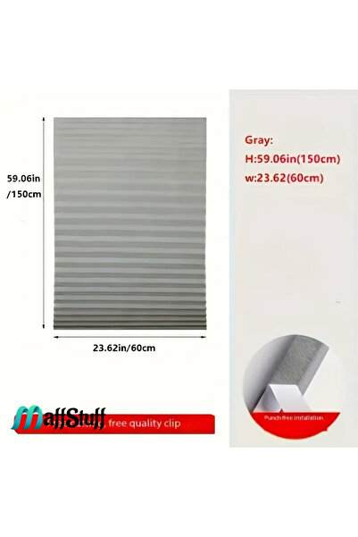 MaffStuff Jaluzea fereastră plisată autoadezivă fără găurire 60x150 cm MaffStuff®