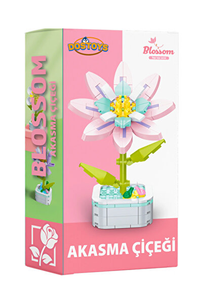 DOSTOYS مجموعة بناء الزهور من سلسلة بوليتشيرز، زهرة الجبلية