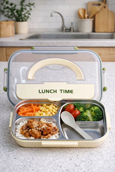 Brillant Cutie de prânz cu 4 compartimente BR-6666 24x17x7,5cm