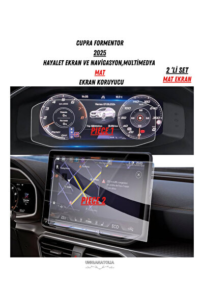 UniqAnatolia Cupra Formentor 2025 Ghost Instrument Cluster and Multimedia Com...
