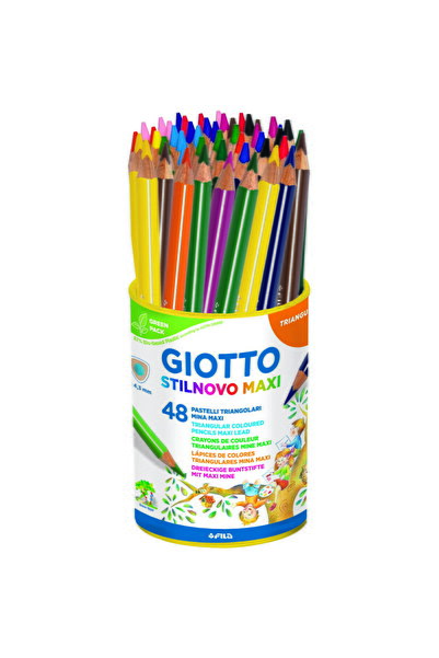 Giotto Colored Pencils 48 colors/tube, Stilnovo Maxi