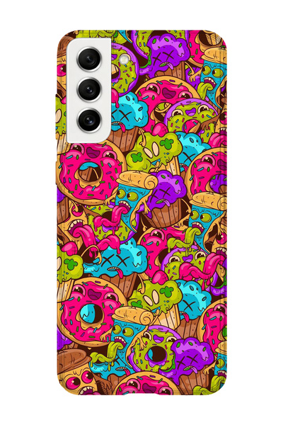 lelia حافظة هاتف شفافة مطبوعة متوافقة مع هاتف سامسونج جالاكسي S21 بلس |   مجم...