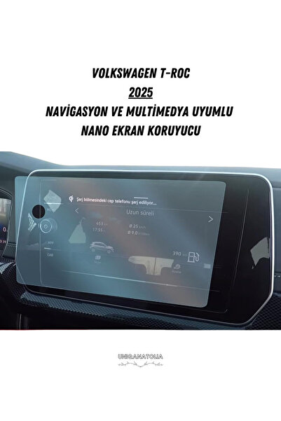 UniqAnatolia Volkswagen T-Roc 2025 Navigation and Multimedia Compatible Nano ...