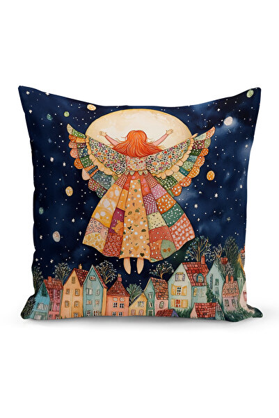 Bertille Home Spring Series Double-Sided Digital Printed Throw Pillow Cover (...