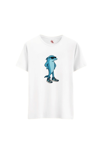 Rabona Fashion Tricou/ Maiou cu imprimeu Delfin cool (Opțional)