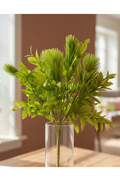 YAPAY ÇİÇEK DERYASI Artificial Green Sea Urchin Greenery Plant Home Decoratio...