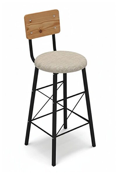 Retodesign İMAJ BAR SANDALYE MİNDERLİ ÇAM 3652Ç