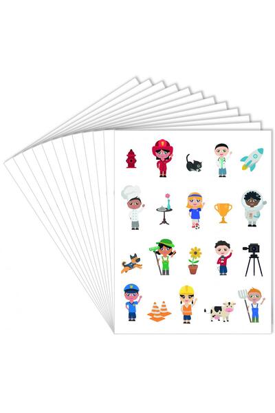 Loolipo Game with 240 stickers and 12 boards - Crafts