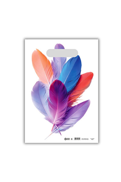 ÇABUKLAR Bio Bag Feather Breeze Large Size 25X35 cm 100 Pieces - 550 Gr