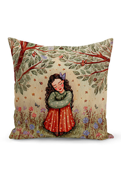 Bertille Home Spring Series Double-Sided Digital Printed Throw Pillow Cover (...