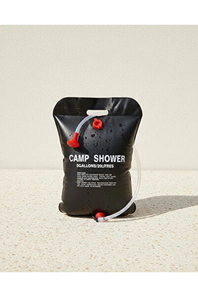 Epilons Geantă de duș portabilă durabilă din PVC pentru camping, alimentată c...