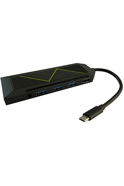 LC USB Hub LC-Power LC-HUB-C-MULTI-6-RGB USB-C + USB