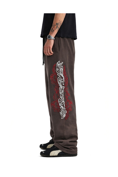 BPM Premium Tribal Embroidered Baggy Sweatpants