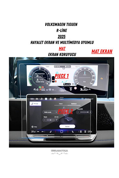 UniqAnatolia Volkswagen Tiguen R Line 2025 Ghost Gauge and Multimedia Compati...