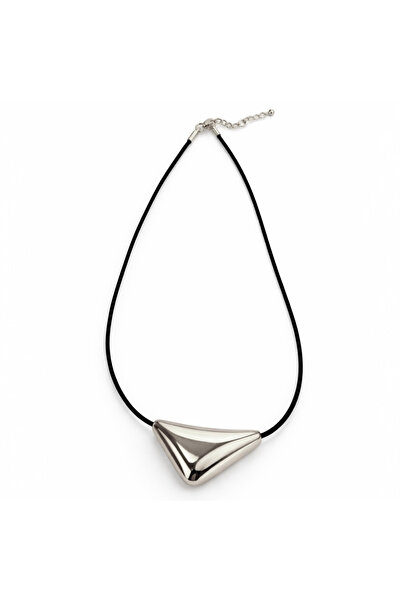 neslyaccessories Silver Amulet Necklace