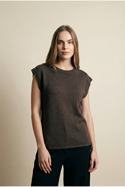 Shophia Sleeveless Summer Women's Knitwear Blouse