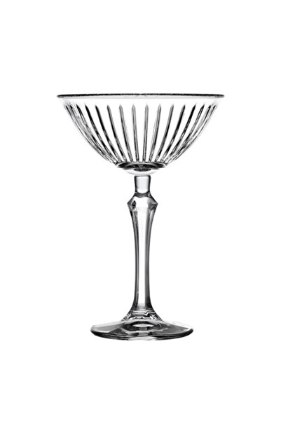 Paşabahçe Set of 4 Pasabahce martini glasses, glass, 220 ml, Transparent