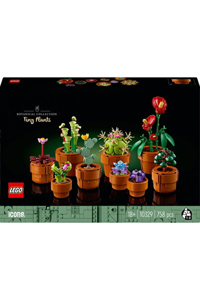 LEGO Icoane Plante Mici (Colecție Botanică) – 758 de piese, 18+ ani