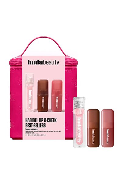 Huda Beauty My Darling's Bestselling Lip & Cheek Bronzer Nudes Collection