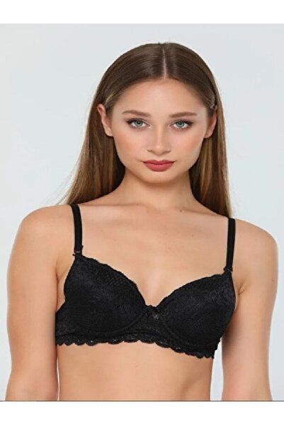 Liza Women's Lace Padded Silicone Support Bra