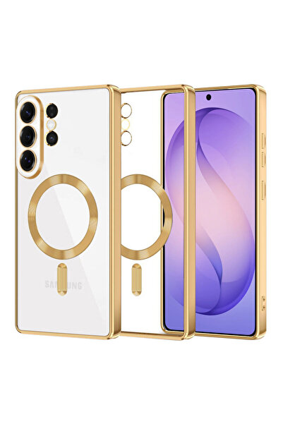 Techsuit Θήκη Premium για Samsung Galaxy S26 Ultra Luxury Crystal MagSafe, χρυσή