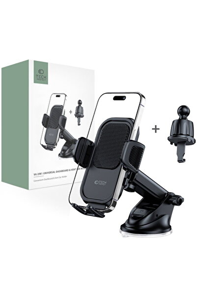 Tech-Protect V6 Magnetic Car Holder, Universal, Black