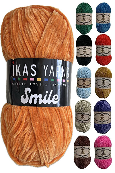 destini Thin Velvet Thread 100 Gr 200 Meters Amigurumi Hand Knitting Thread J...