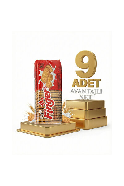 Afia Milky Finger Biscuits 9X140 Gr