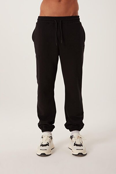 QUHOX Ανδρικό φούτερ με φερμουάρ Μαύρο