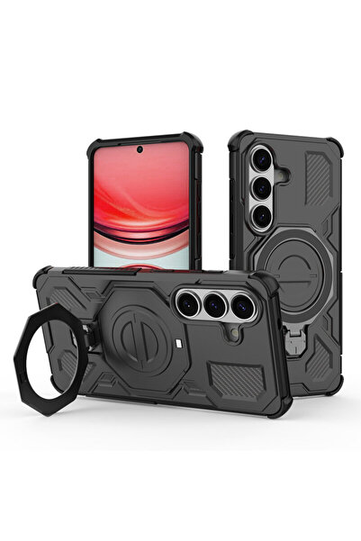 Techsuit Σαμσούνγκ Γκάλαξι S26 Καρμπόν Σιλντ ΠΡΟ, μαύρο