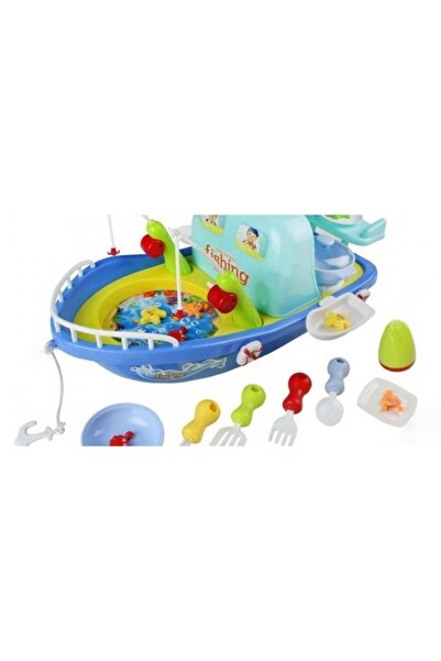 OEM Fishing Toy Boat with Rods, Fish, Sounds and Lights