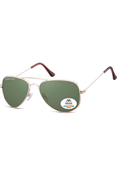MONTANA Polarised sunglasses Eyewear MP94E, gold, G15 lenses