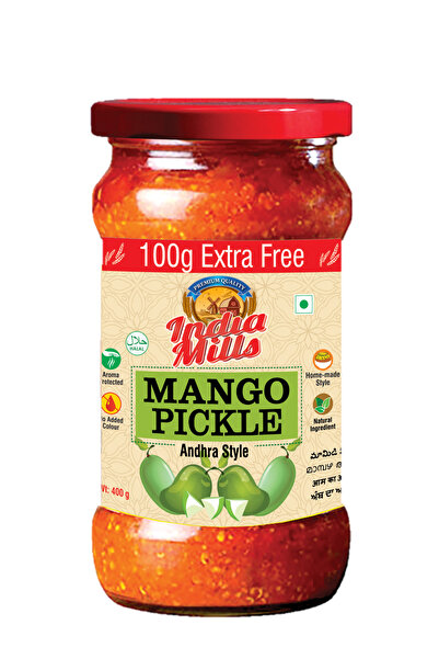 India Mills Mango Andhra Style Pickle, 400 gm