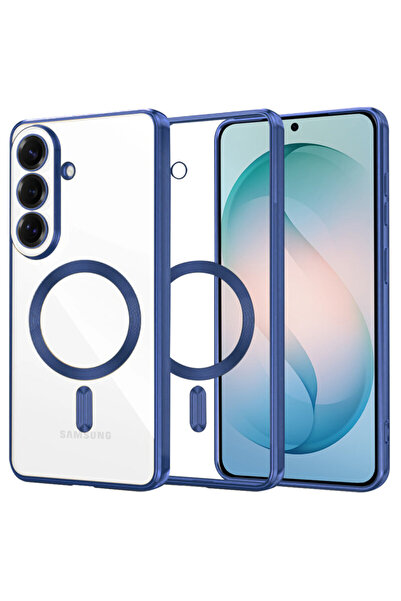 Techsuit Πολυτελής θήκη για Samsung Galaxy S26 Plus Luxury Crystal MagSafe, μπλε