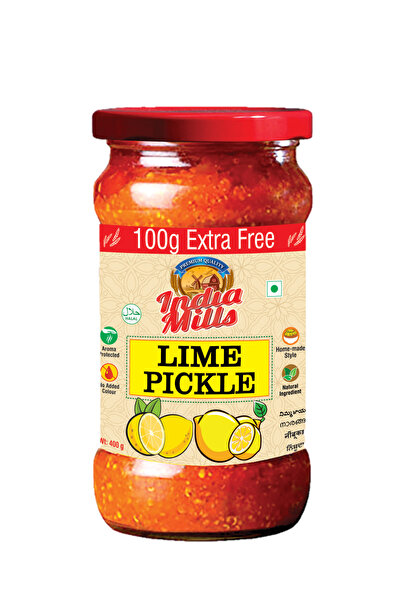 India Mills Lime Pickle, 400 gm