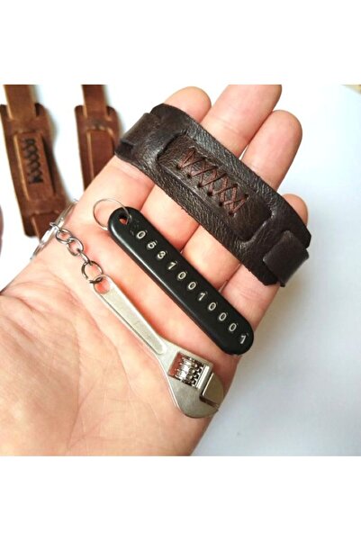 08dericraft MİNİ KURBAĞACIK,KÜÇÜK CEP NO NUMARATÖRÜ ANAHTARLIK VE DERİ BİLEKLİK