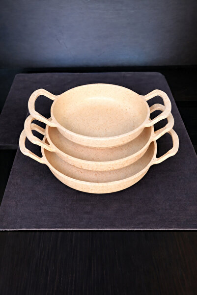 Ardore 3-Piece Cast Iron Granite 4mm Saucepan Set 16/18/20 Pans Set Omelet Se...