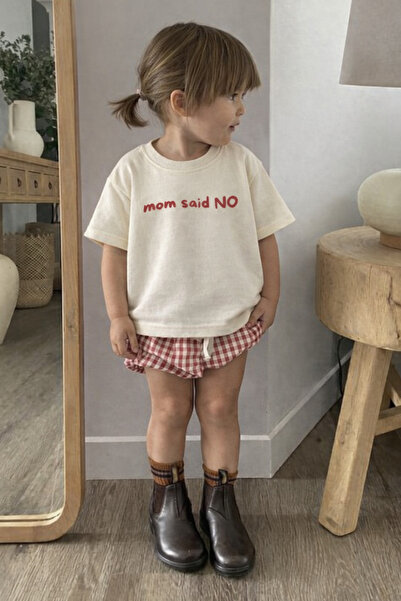 Monila Unisex Παιδικό μπλουζάκι με βαμβακερό λαιμόκοψη