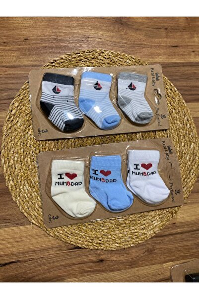 Kral Baby Baby Boy 6-Pack Cotton Socks
