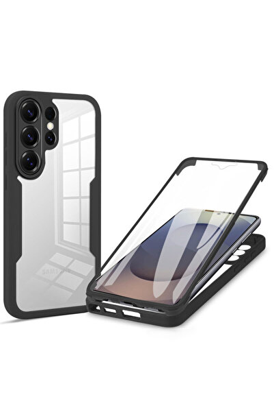 Techsuit Θήκη 360° για Samsung Galaxy S26 Ultra ColorVerse, μαύρη