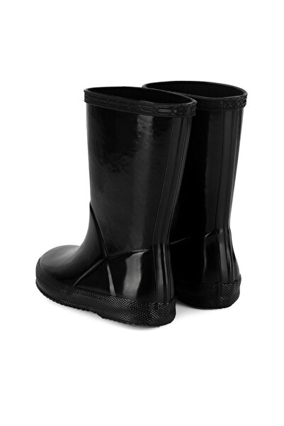 Hunter Wellington Boots Girls Black KFT5094RGL-BLK