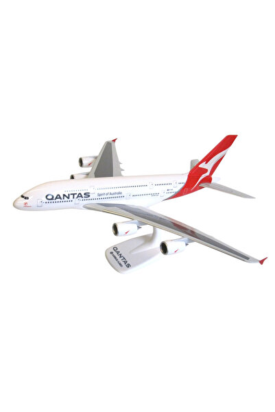 PPC Holland Μοντέλο αεροπλάνου Qantas Airbus A380-800, πλαστικό, 36,5 cm, κλί...
