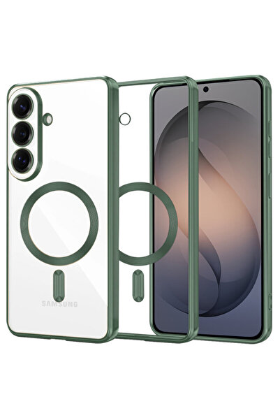 Techsuit Πολυτελής θήκη για Samsung Galaxy S26 Luxury Crystal MagSafe, σκούρο...