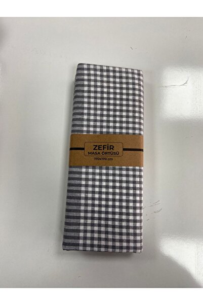 Kareli 170 x 170 Zefir Masa Örtüsü / Sofra Bezi / Piknik Örtüsü