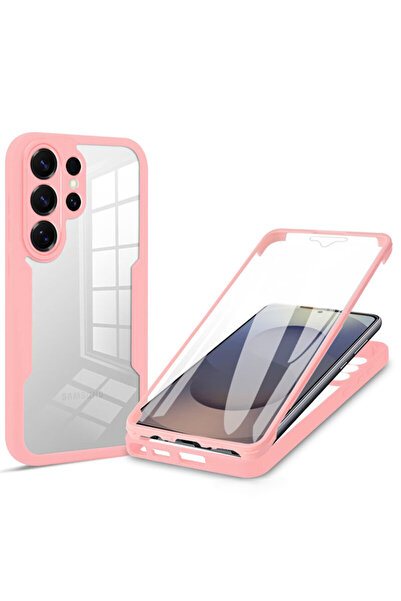 Techsuit Carcasă 360° pentru Samsung Galaxy S26 Ultra ColorVerse, roz